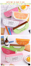 Load image into Gallery viewer, Sliced Fruits Leather Pencil Case