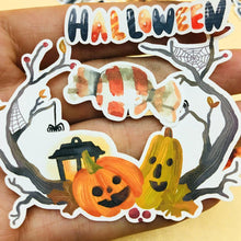 Load image into Gallery viewer, Halloween Watercolor Stickers 🎃