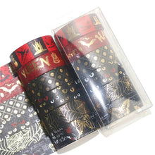 Load image into Gallery viewer, Premium Gold Foiled Halloween Washi Tape Set 🎃