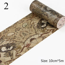 Load image into Gallery viewer, Vintage Wide Washi Tape (12 Designs)