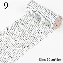 Load image into Gallery viewer, Vintage Wide Washi Tape (12 Designs)