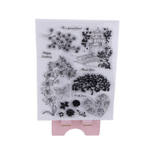 Load image into Gallery viewer, Butterfly Garden Vintage Clear Stamp