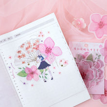 Load image into Gallery viewer, Japanese Cherry Blossom Memo Pad