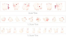 Load image into Gallery viewer, Cute Piggy Washi Tape Set - Original Kawaii Pen