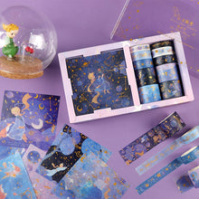 Load image into Gallery viewer, Le Petit Galaxy Washi Tape + Stickers