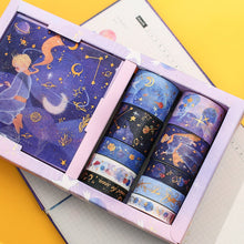 Load image into Gallery viewer, Le Petit Galaxy Washi Tape + Stickers