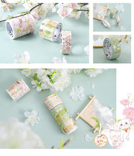 Load image into Gallery viewer, Let's Dream Together Gold Foiled Washi Tape Set - Original Kawaii Pen