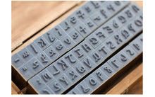 Load image into Gallery viewer, English Letters & Numbers Stamp Set (70 pcs)