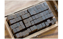 Load image into Gallery viewer, English Letters & Numbers Stamp Set (70 pcs)