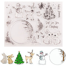 Load image into Gallery viewer, Clear Xmas Stamps