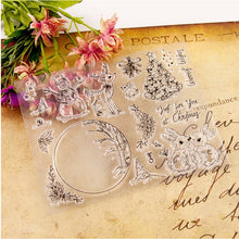Load image into Gallery viewer, Clear Xmas Stamps