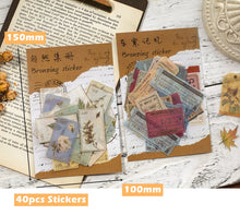 Load image into Gallery viewer, Vintage Style Gold Stickers