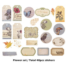 Load image into Gallery viewer, Vintage Style Gold Stickers