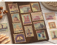 Load image into Gallery viewer, Vintage Style Gold Stickers