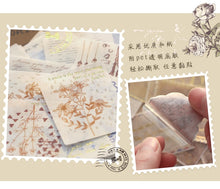 Load image into Gallery viewer, Vintage Style Gold Stickers