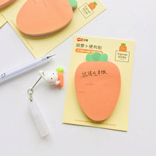 Load image into Gallery viewer, Kawaii Carrot Series Sticky Notes