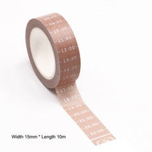 Load image into Gallery viewer, Monthly, Daily and Time Adhesive Tapes