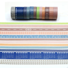 Load image into Gallery viewer, Monthly, Daily and Time Adhesive Tapes