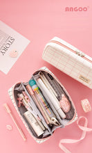 Load image into Gallery viewer, Large Capacity Plaid Pencil Cases (6 Colors)