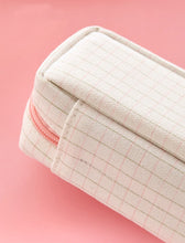Load image into Gallery viewer, Large Capacity Plaid Pencil Cases (6 Colors)