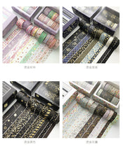 Load image into Gallery viewer, Kawaii Gold Series Masking Tape (6 Designs) - Original Kawaii Pen