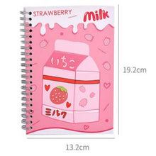 Load image into Gallery viewer, Cute Milk Pack Notebooks (4 Designs)