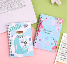 Load image into Gallery viewer, Cute Milk Pack Notebooks (4 Designs)