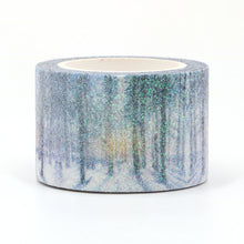 Load image into Gallery viewer, ❄️Snowy Forest Glitter Washi Tape