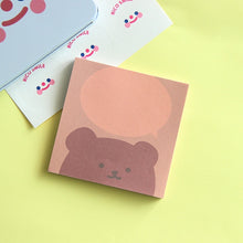 Load image into Gallery viewer, Original Kawaii Bear Sticky Notes