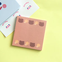 Load image into Gallery viewer, Original Kawaii Bear Sticky Notes