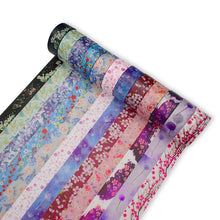 Load image into Gallery viewer, Vintage Flower Washi Tape Set (24pcs)