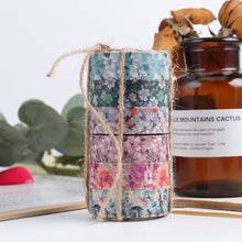 Load image into Gallery viewer, Vintage Flower Washi Tape Set (24pcs)