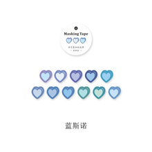 Load image into Gallery viewer, Colorful Heart Series Masking Tape