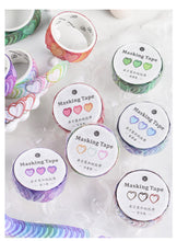 Load image into Gallery viewer, Colorful Heart Series Masking Tape