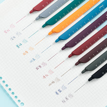 Load image into Gallery viewer, Kawaii Cartoon Design Gel Pen, Bookmark, Paperclip & Ruler (All in 1)