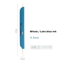 Load image into Gallery viewer, Kawaii Cartoon Design Gel Pen, Bookmark, Paperclip & Ruler (All in 1)