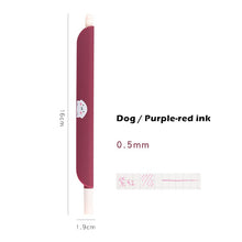 Load image into Gallery viewer, Kawaii Cartoon Design Gel Pen, Bookmark, Paperclip & Ruler (All in 1)