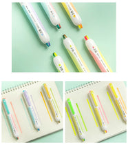 Load image into Gallery viewer, Colorful Double Lines Highlighters (6 Colors)