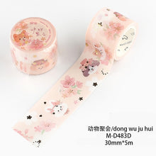 Load image into Gallery viewer, Floral World Masking Tape (6 Designs)