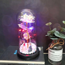 Load image into Gallery viewer, Exotic Rose in Glass Led Lamp (26 Designs)