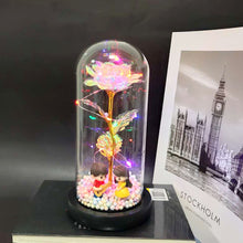 Load image into Gallery viewer, Exotic Rose in Glass Led Lamp (26 Designs)