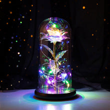 Load image into Gallery viewer, Exotic Rose in Glass Led Lamp (26 Designs)