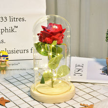 Load image into Gallery viewer, Exotic Rose in Glass Led Lamp (26 Designs)