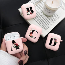 Load image into Gallery viewer, Cute Pink Airpod Case with English Alphabets