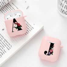 Load image into Gallery viewer, Cute Pink Airpod Case with English Alphabets