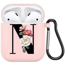 Load image into Gallery viewer, Cute Pink Airpod Case with English Alphabets