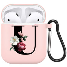 Load image into Gallery viewer, Cute Pink Airpod Case with English Alphabets
