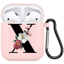 Load image into Gallery viewer, Cute Pink Airpod Case with English Alphabets