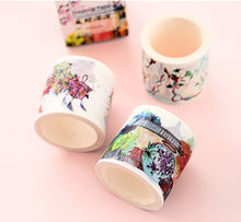 Load image into Gallery viewer, Japanese Landscape Floral Washi Tape (7 Designs)