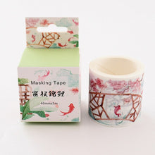 Load image into Gallery viewer, Japanese Landscape Floral Washi Tape (7 Designs)